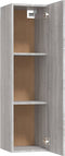 vidaXL - Tv-wandmeubels - 2 - st - 30,5x30x110 - cm - grijs - sonoma - eikenkleurig
