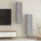 vidaXL - Tv-wandmeubels - 2 - st - 30,5x30x110 - cm - grijs - sonoma - eikenkleurig