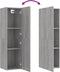 vidaXL - Tv-wandmeubels - 2 - st - 30,5x30x110 - cm - grijs - sonoma - eikenkleurig