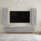 vidaXL - Tv-wandmeubels - 2 - st - 30,5x30x110 - cm - grijs - sonoma - eikenkleurig