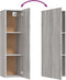 vidaXL - Tv-wandmeubels - 2 - st - 30,5x30x110 - cm - grijs - sonoma - eikenkleurig