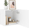 vidaXL - Tv-wandmeubels - 2 - st - 40,5x30x40 - cm - bewerkt - hout - wit