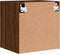 vidaXL - Tv-wandmeubels - 2 - st - 40,5x30x40 - cm - bewerkt - hout - bruineikenkleur