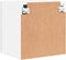 vidaXL - Tv-wandmeubels - 2 - st - 40,5x30x40 - cm - bewerkt - hout - wit