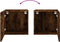 vidaXL - Tv-wandmeubels - 2 - st - 40,5x30x40 - cm - bewerkt - hout - gerookt - eiken