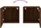 vidaXL - Tv-wandmeubels - 2 - st - 40,5x30x40 - cm - bewerkt - hout - bruineikenkleur