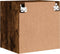 vidaXL - Tv-wandmeubels - 2 - st - 40,5x30x40 - cm - bewerkt - hout - gerookt - eiken