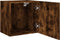 vidaXL - Tv-wandmeubels - 2 - st - 40,5x30x40 - cm - bewerkt - hout - gerookt - eiken