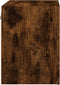 vidaXL - Tv-wandmeubels - 2 - st - 40,5x30x40 - cm - bewerkt - hout - gerookt - eiken