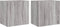 vidaXL - Tv-wandmeubels - 2 - st - 40,5x30x40 - cm - hout - grijs - sonoma
