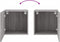 vidaXL - Tv-wandmeubels - 2 - st - 40,5x30x40 - cm - hout - grijs - sonoma