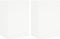 vidaXL - Tv-wandmeubels - 2 - st - 40,5x30x60 - cm - bewerkt - hout - wit