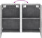 vidaXL - Tv-wandmeubels - 2 - st - 40,5x30x60 - cm - bewerkt - hout - betongrijs