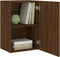 vidaXL - Tv-wandmeubels - 2 - st - 40,5x30x60 - cm - bewerkt - hout - bruineikenkleur