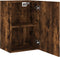 vidaXL - Tv-wandmeubels - 2 - st - 40,5x30x60 - cm - bewerkt - hout - gerookt - eiken