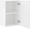 vidaXL - Tv-wandmeubels - 2 - st - 40,5x30x60 - cm - bewerkt - hout - wit