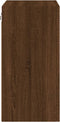 vidaXL - Tv-wandmeubels - 2 - st - 40,5x30x60 - cm - bewerkt - hout - bruineikenkleur