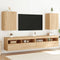 vidaXL - Tv-wandmeubels - 2 - st - 40,5x30x60 - cm - hout - sonoma - eikenkleurig