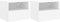vidaXL - Tv-wandmeubels - 2 - st - 40x30x30 - cm - bewerkt - hout - wit