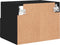 vidaXL - Tv-wandmeubels - 2 - st - 40x30x30 - cm - bewerkt - hout - zwart