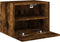 vidaXL - Tv-wandmeubels - 2 - st - 40x30x30 - cm - bewerkt - hout - gerookt - eikenkleur