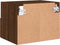 vidaXL - Tv-wandmeubels - 2 - st - 40x30x30 - cm - bewerkt - hout - bruin - eikenkleur