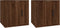 vidaXL - Tv-wandmeubels - 2 - st - 40x34,5x40 - cm - bruin - eikenkleur