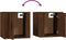 vidaXL - Tv-wandmeubels - 2 - st - 40x34,5x40 - cm - bruin - eikenkleur
