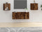 vidaXL - Tv-wandmeubels - 2 - st - 40x34,5x40 - cm - gerookt - eikenkleurig