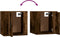 vidaXL - Tv-wandmeubels - 2 - st - 40x34,5x40 - cm - gerookt - eikenkleurig