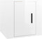 vidaXL - Tv-wandmeubels - 2 - st - 40x34,5x40 - cm - hoogglans - wit