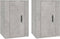 vidaXL - Tv-wandmeubels - 2 - st - 40x34,5x60 - cm - betongrijs