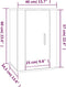 vidaXL - Tv-wandmeubels - 2 - st - 40x34,5x60 - cm - gerookt - eikenkleurig