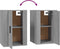 vidaXL - Tv-wandmeubels - 2 - st - 40x34,5x60 - cm - grijs - sonoma - eikenkleurig