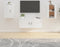 vidaXL - Tv-wandmeubels - 2 - st - 40x34,5x60 - cm - hoogglans - wit