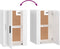 vidaXL - Tv-wandmeubels - 2 - st - 40x34,5x60 - cm - hoogglans - wit