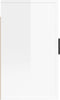 vidaXL - Tv-wandmeubels - 2 - st - 40x34,5x60 - cm - hoogglans - wit