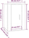vidaXL - Tv-wandmeubels - 2 - st - 40x34,5x60 - cm - sonoma - eikenkleurig