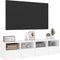 vidaXL - Tv-wandmeubels - 2 - st - 60x30x30 - cm - bewerkt - hout - wit