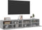 vidaXL - Tv-wandmeubels - 2 - st - 80x30x30 - cm - bewerkt - hout - betongrijs