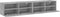 vidaXL - Tv-wandmeubels - 2 - st - 80x30x30 - cm - bewerkt - hout - betongrijs