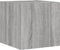 vidaXL - Tv-wandmeubels - met - LED - 2 - st - 30,5x35x30 - cm - grijs - sonoma - eiken