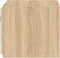 vidaXL - Tv-wandmeubels - met - LED - 2 - st - 30,5x35x30 - cm - sonoma - eikenkleurig