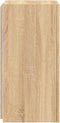 vidaXL - Tv-wandmeubels - met - LED - 2 - st - 30,5x35x70 - cm - sonoma - eikenkleurig