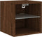 vidaXL - Tv-wandmeubels - met - LED - 2 - st - 30x28,5x30 - cm - bruin - eikenkleur