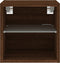 vidaXL - Tv-wandmeubels - met - LED - 2 - st - 30x28,5x30 - cm - bruin - eikenkleur
