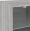 vidaXL - Tv-wandmeubels - met - LED - 2 - st - 30x28,5x30 - cm - grijs - sonoma - eiken
