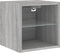 vidaXL - Tv-wandmeubels - met - LED - 2 - st - 30x28,5x30 - cm - grijs - sonoma - eiken