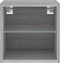 vidaXL - Tv-wandmeubels - met - LED - 2 - st - 30x28,5x30 - cm - grijs - sonoma - eiken