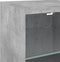 vidaXL - Tv-wandmeubels - met - LED - 2 - st - 30x28,5x30 - cm - betongrijs